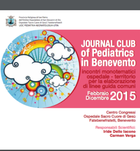 Book Cover: PDT pediatrici - Journal Club of Pediatrics in Benevento