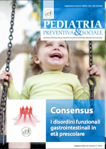 Book Cover: Disordini funzionali gastrointestinali in età prescolare