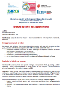 Book Cover: Disturbi dell'apprendimento