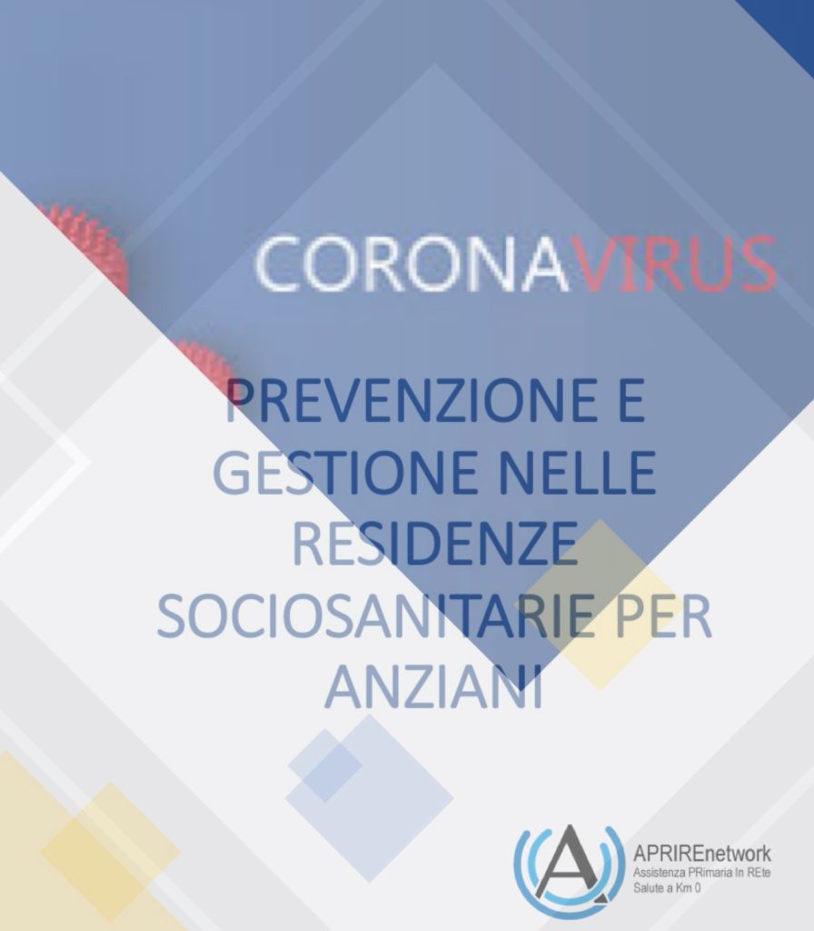 Book Cover: Emergenza COVID-19: Prevenzione e Gestione nelle RSA