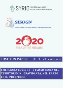 Book Cover: Emergenza COVID 19 - Gravidanza,  Parto, Puerperio: Assistenza nel Territorio