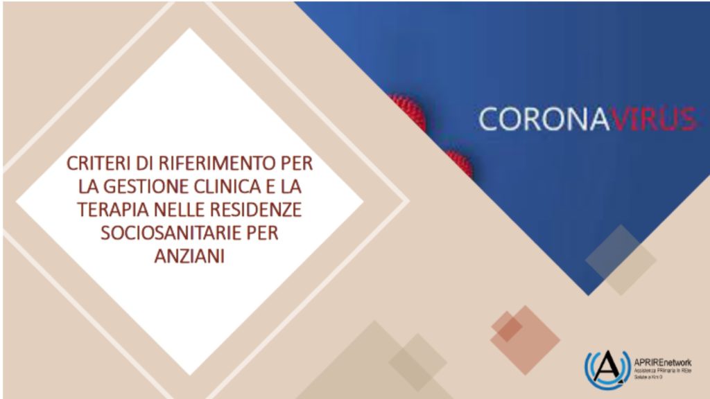 Book Cover: Emergenza COVID: Gestione clinico-terapeutica in RSA