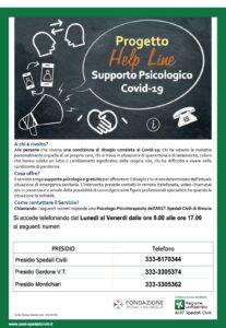 Book Cover: Help line: supporto psicologico COVID-19