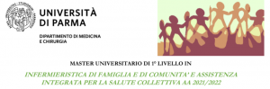 Book Cover: Master I livello in INFERMIERISTICA DI FAMIGLIA E DI COMUNITA’ E ASSISTENZA  INTEGRATA PER LA SALUTE COLLETTIVA - Università di Parma