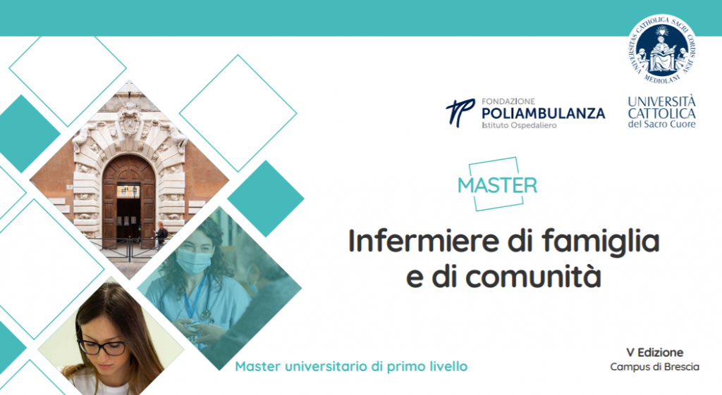 Book Cover: Master di I livello in Infermieri di Famiglia e di Comunità - Università Cattolica sede di Brescia