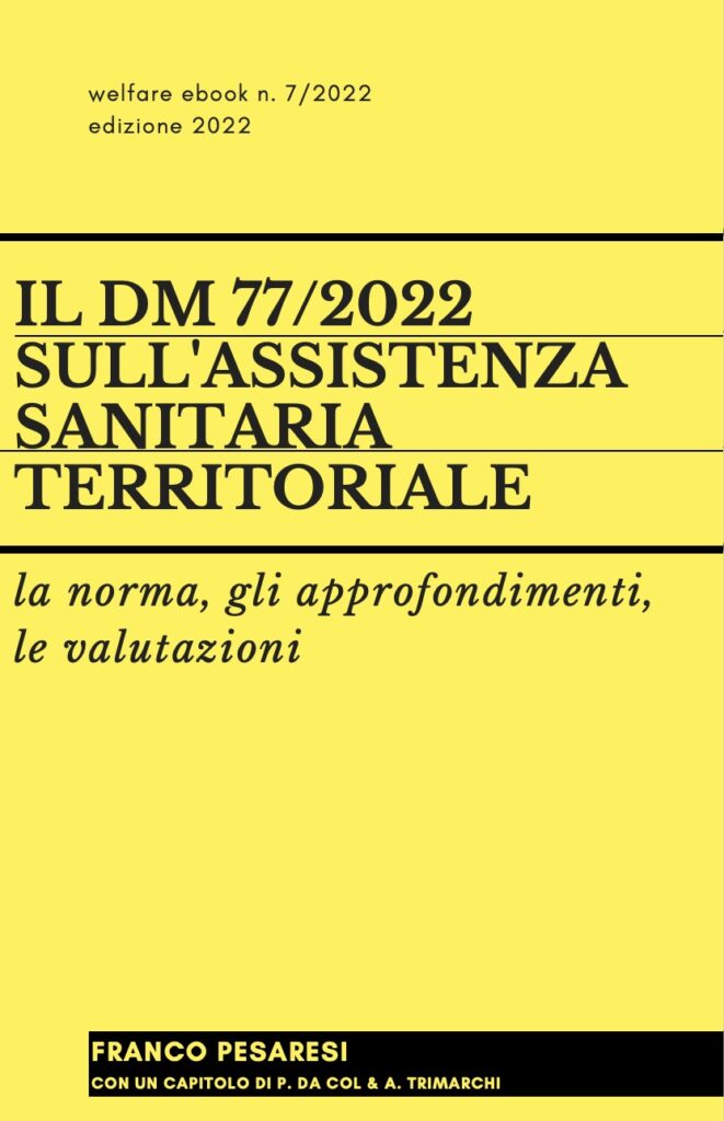 Book Cover: Ebook: Il DM 77/2022 sull’assistenza sanitaria territoriale