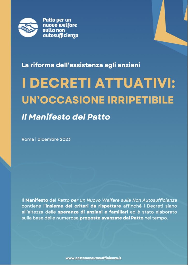 Book Cover: Manifesto del Patto NNA: Decreti Attuativi