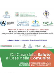 Book Cover: Parma: da Case della Salute a Case della Comunità
